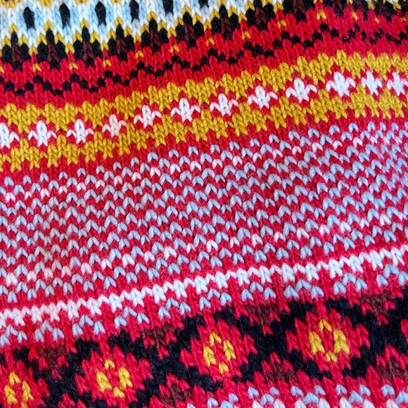 Treasure & Bond multi scarf boho style with long fringes 12”x72” minus fringes - Picture 1 of 10